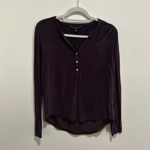 Banana Republic Blouse Eggplant in XS
